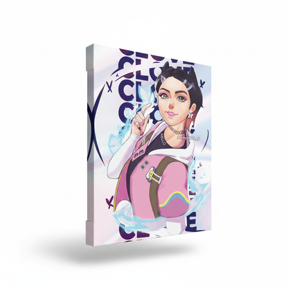 Clove artwork canvas on white