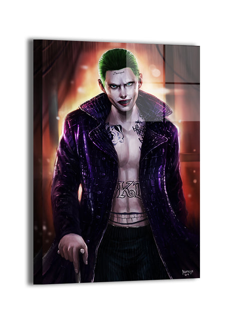 Joker Wall Art dye-sublimated metal print by Nopeys