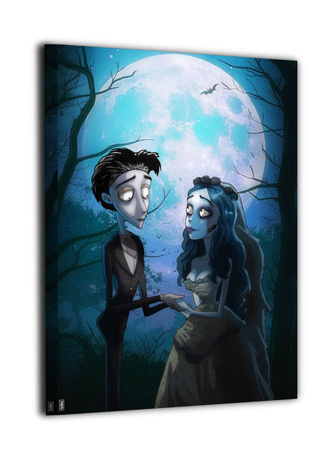 Corpse Bride Wall Art | Tim Burton Movie Acrylic, Metal & Canvas - Snapping Turtle Gallery