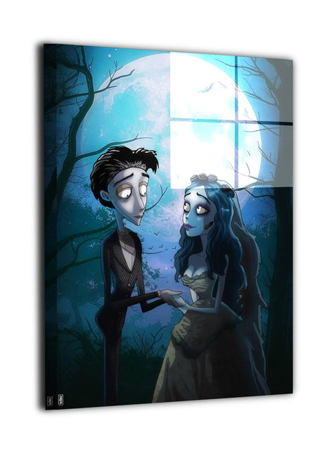 Corpse Bride Wall Art | Tim Burton Movie Acrylic, Metal & Canvas - Snapping Turtle Gallery