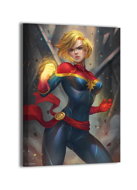 Cosmic Radiance Captain Marvel (Carol Danvers) Marvel wall art by Nopeys