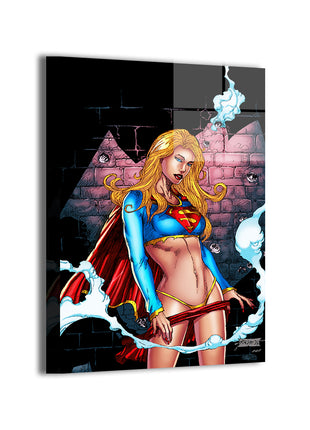 Supergirl (Kara Zor-El / Kara Danvers) metal wall art by Ray Racho