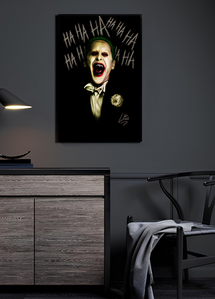 Joker Wall Art acrylic print by Richard Williams