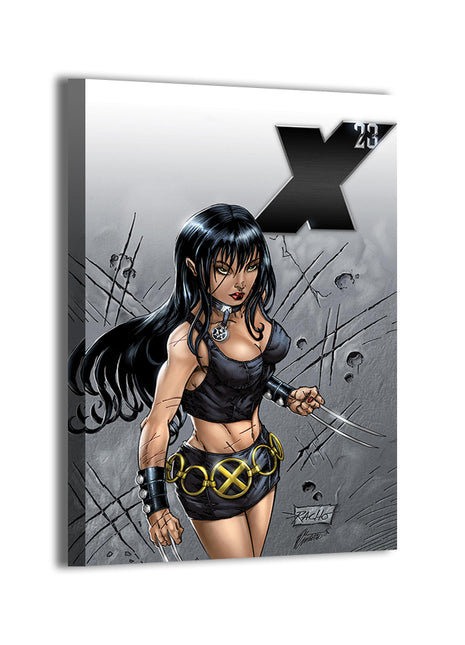 Dual Fury X-23 wall art — Marvel square print by Ray Racho, image 2.