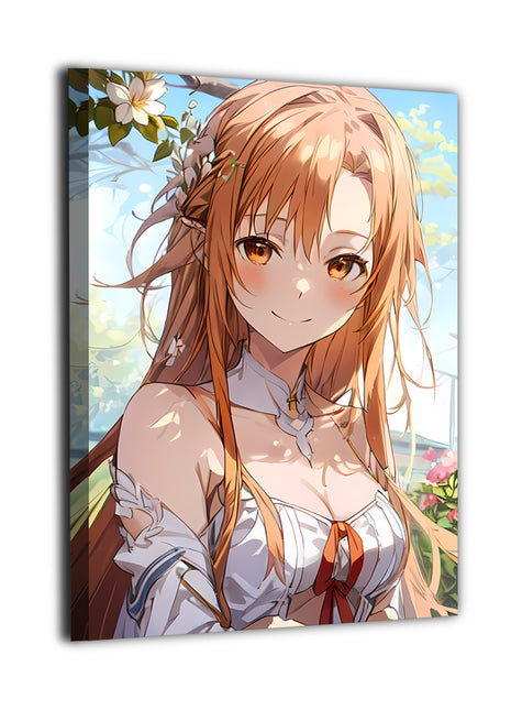 Elf blade Serenity Canvas Print — Asuna Yuuki (Alfheim Online), artwork by Hikari Harmony; gallery-wrapped, ready to hang.