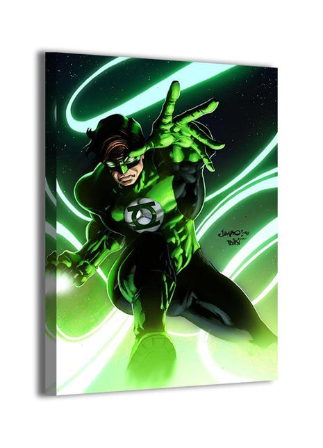 Green Lantern canvas wall art by Jimbo Salgado