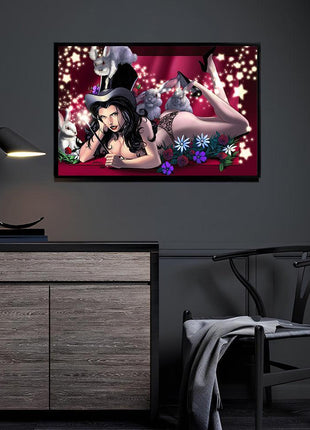 Zatanna acrylic wall art by Jimbo Salgado