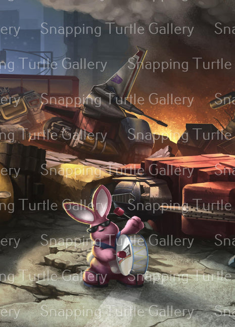 Energizer bunny Keeps Going and Going and Going Wall Art Acrylic Print, Premium Wall Art by Snapping Turtle Gallery