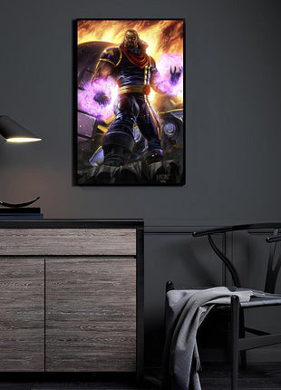 Energy Enforcer Bishop — Bishop Marvel wall art by Ryan Pasibe