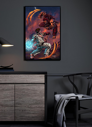 Eternal Rivals Wall Art Acrylic Print, Premium Wall Art by Snapping Turtle Gallery