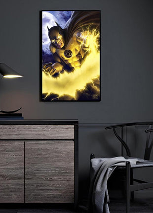 Yellow Lantern Batman Fear’s Dark Knight acrylic wall art