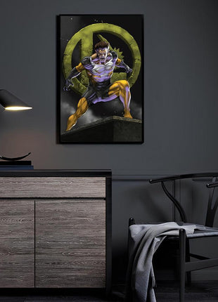 Timber Wolf acrylic wall art by Ryan Pasibe