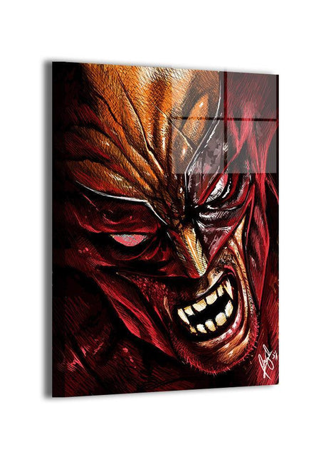 Ferocity Unleashed Wolverine wall art — Marvel vertical print by Wizyakuza (Ceasar), image 1.