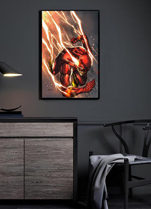 The Flash acrylic wall art by Brian Balondo