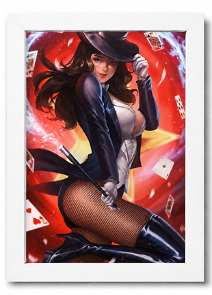 White full frame upgrade for Canvas and Metal wall art, straight-on product view