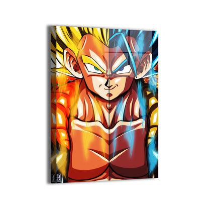 Fusion Force Metal Print 24x36 – Gogeta Dragon Ball Z & Super Wall Art