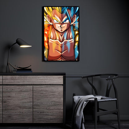 Fusion Force Poster Print – Gogeta Dragon Ball Z & Super Wall Art