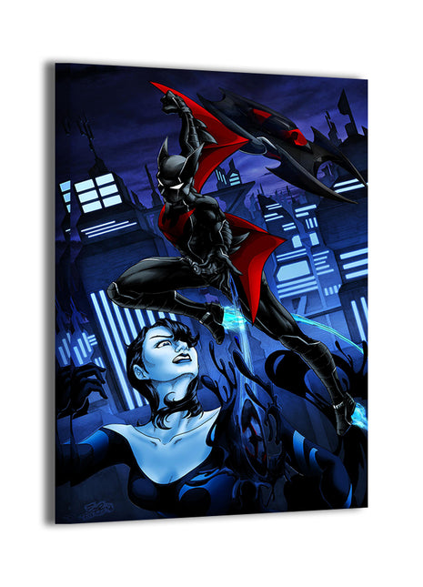 Future Knight vs Shapeshifter Wall Art Acrylic Print, Premium Wall Art by Snapping Turtle Gallery