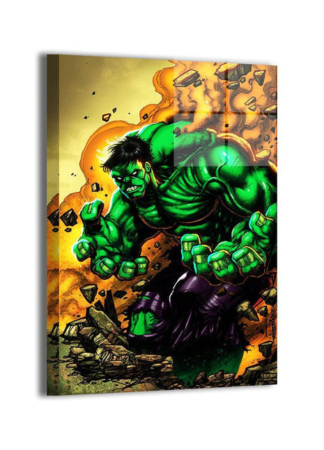 Gamma Fury Hulk Marvel acrylic print by Emil Cabaltierra