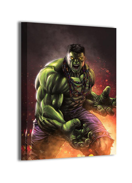 Gamma Rage Hulk (Bruce Banner) Marvel wall art by Ryan Pasibe