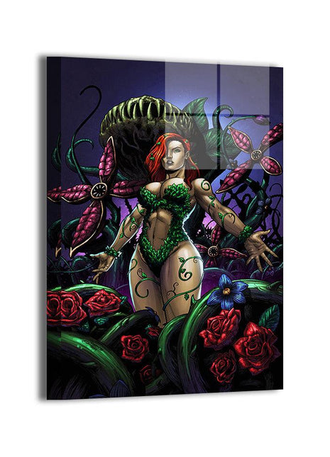 Poison Ivy metal wall art by Geebo Vigonte