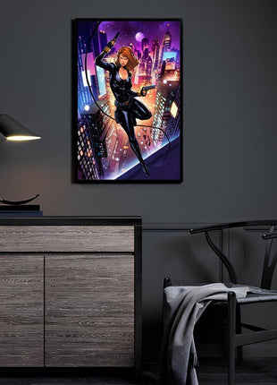Ghost Drop Black Widow (Natasha Romanoff) Marvel wall art by Kevin Anthony De Castro