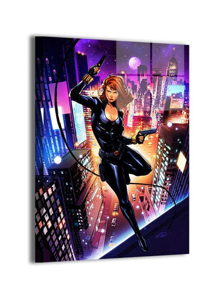 Ghost Drop Black Widow (Natasha Romanoff) Marvel wall art by Kevin Anthony De Castro