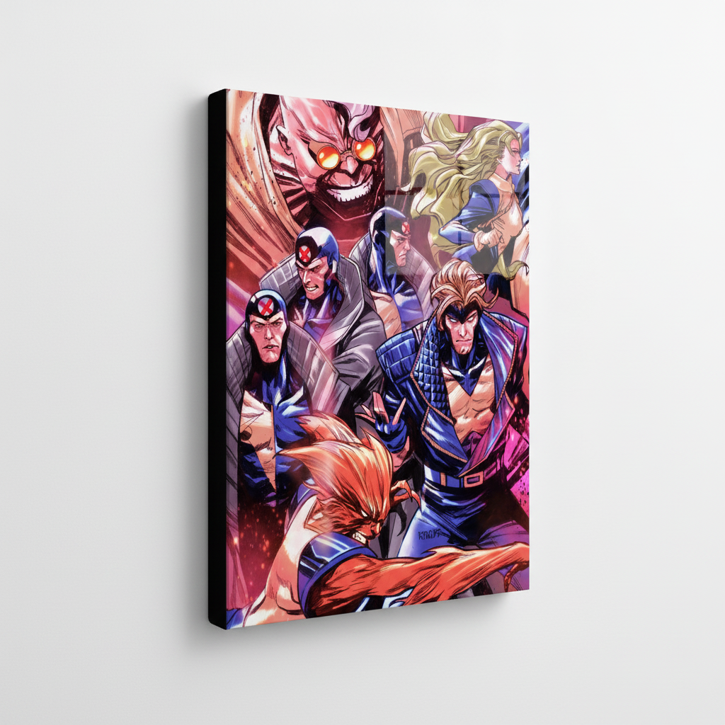 Glossy Canvas Mockup