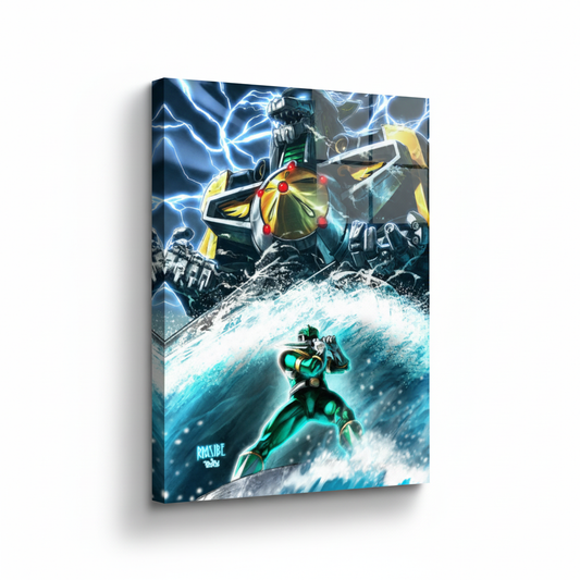 Glossy Canvas Mockup