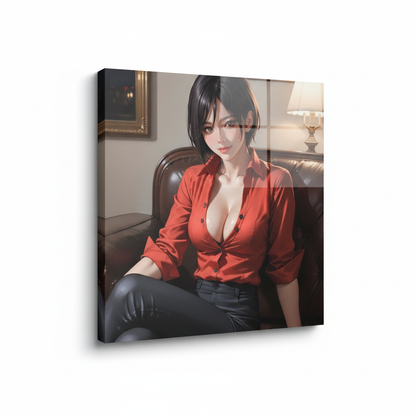 Glossy Canvas Mockup