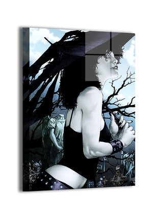 Death Sandman metal wall art by Jesse Hansen