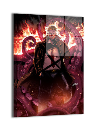 Hellbound Detective Wall Art Acrylic Print, Premium Wall Art by Snapping Turtle Gallery