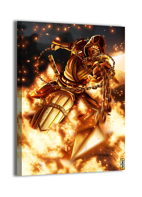 Hellfire Vengeance Wall Art Acrylic Print, Premium Wall Art by Snapping Turtle Gallery