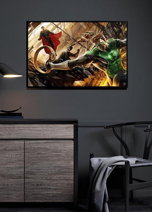 Justice League acrylic wall art by Wizyakuza (Ceasar)