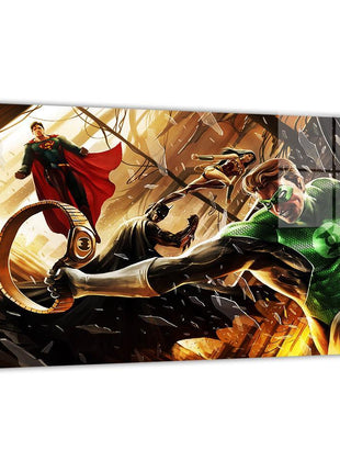 Justice League metal wall art by Wizyakuza (Ceasar)