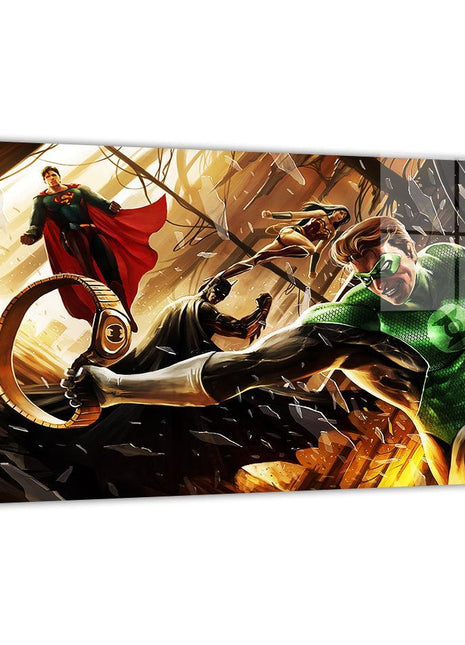 Justice League metal wall art by Wizyakuza (Ceasar)