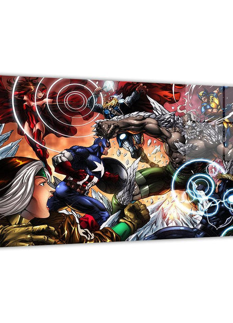 Shop Avengers vs Doomsday metal wall art by Verry Woong