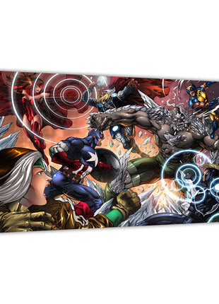 Avengers vs Doomsday by Verry Woong and Bryan Arfel Magnaye; gallery-wrapped, ready to hang.