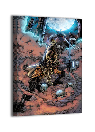 kabal masked speedster with hookswords by Vhon Remot; gallery-wrapped, ready to hang.