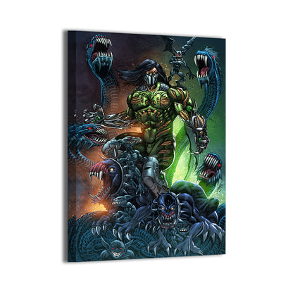 darkness canvas wall art 24x36 supernatural comic decor