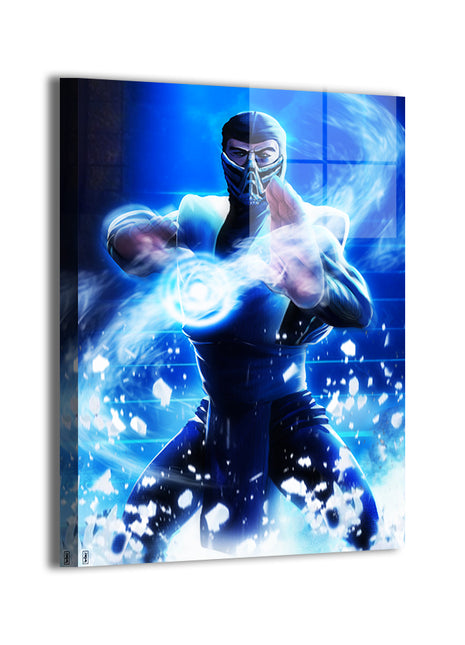 Ice Warrior Wall Art Acrylic Print, Premium Wall Art by Snapping Turtle Gallery