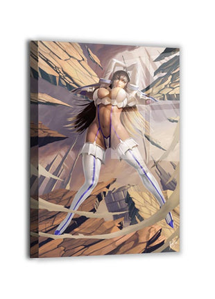 Large 24x36 metal of Satsuki sword pose – Kill la Kill anime scene