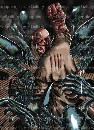 HELLBOY VS ALIENS Snapping Turtle Gallery