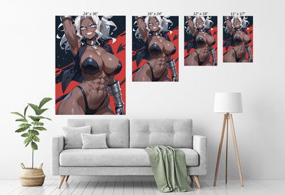 Infernal Judgement Wall Art size chart Print – Helltaker Demon Artwork