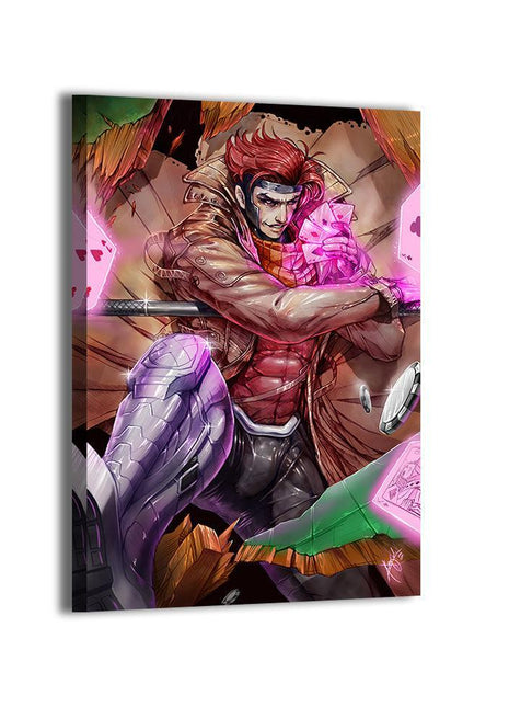 Kinetic Gambler Gambit wall art — Marvel square print by Wizyakuza (Ceasar), image 2.