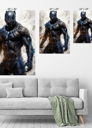 King of Wakanda Black Panther Marvel room mockup