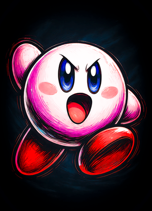 Kirby Kirby wall art in Acrylic, Canvas and Metal