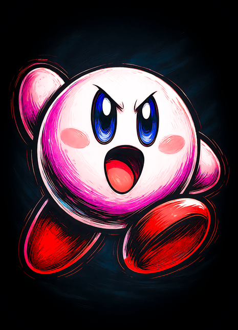 Kirby Kirby wall art in Acrylic, Canvas and Metal