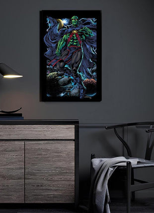 Martian Manhunter J’onn J’onzz acrylic wall art by Julius Abrera