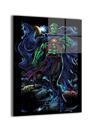Martian Manhunter J’onn J’onzz metal wall art by Julius Abrera